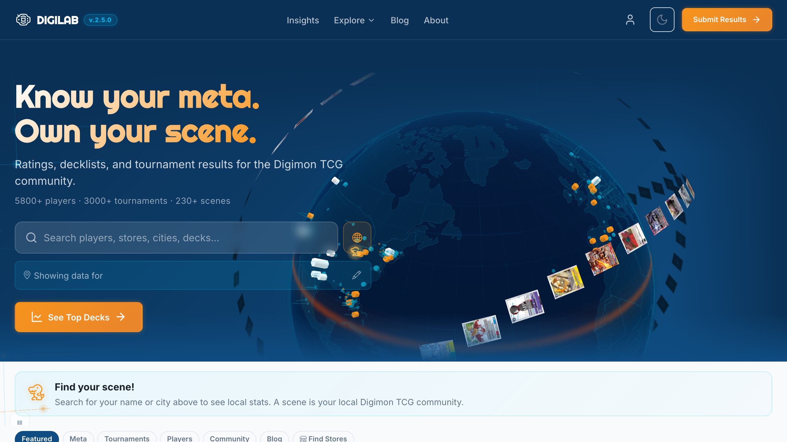 Screenshot of DigiLab